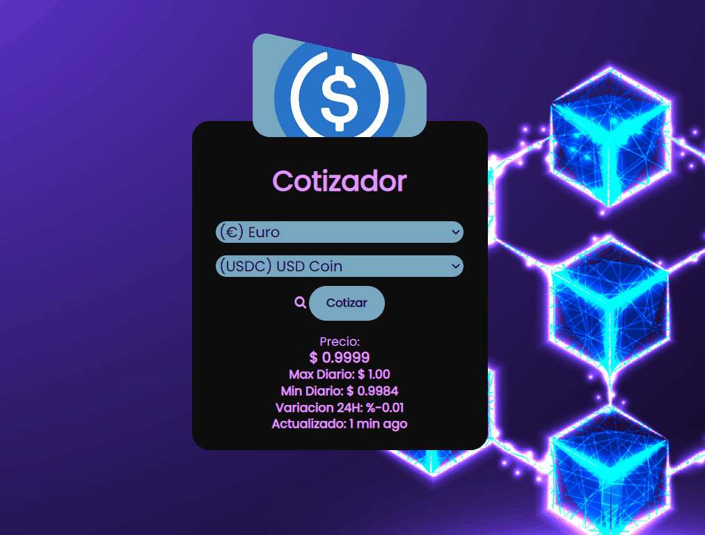 a sample of the app.